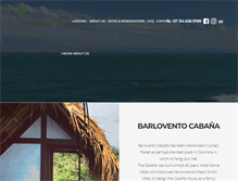 Tablet Screenshot of fincabarlovento.com